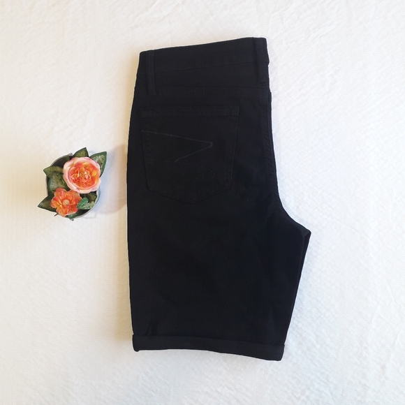 Seven 7 | Bermuda black jeans rolled cuffs - Picture 7 of 16